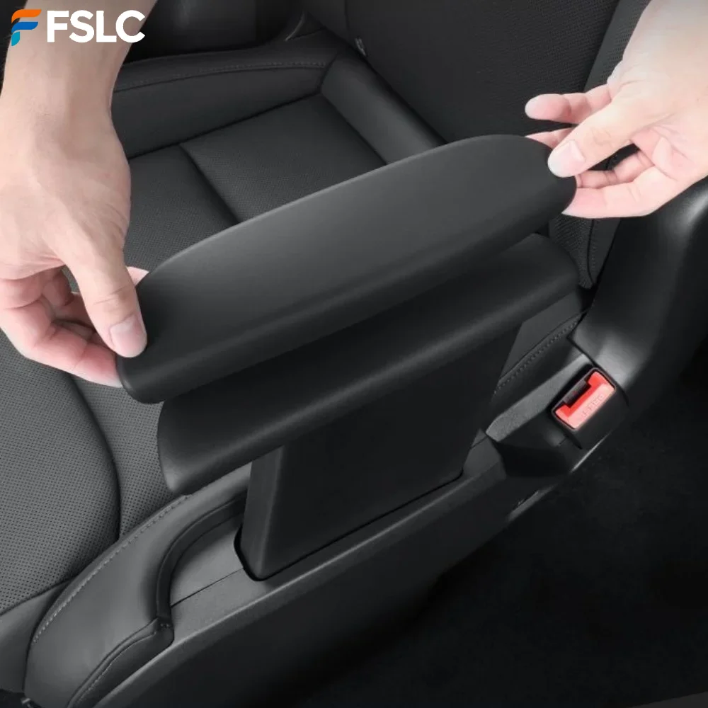 

⭐Genuine⭐ Car Upgrade Silicone Armrest Covers For Tesla Model YL 2nd Row Seat Center Console Protectors, Interior Accessories