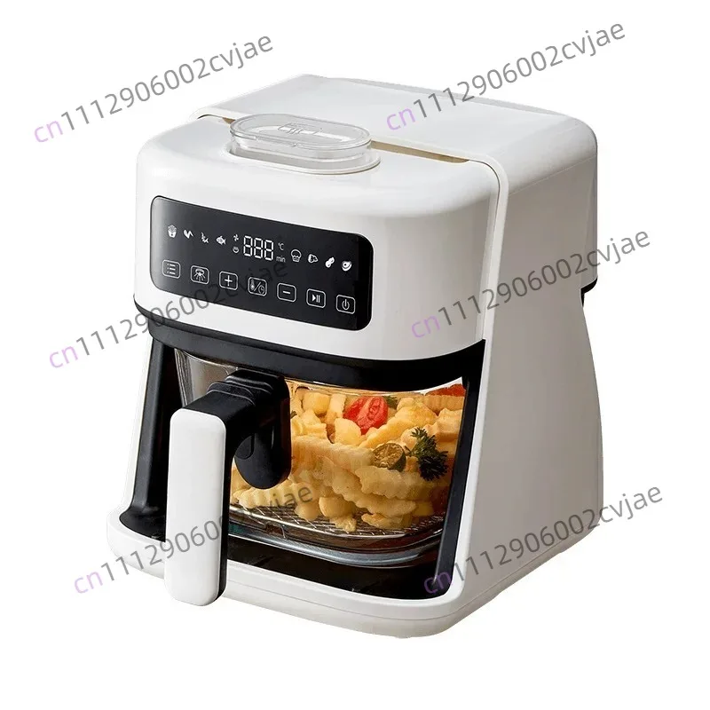 Sprayer Air Fryer with Visible Window | Smart 2-in-1 Electric Oven & Oil-Free Cooking Basket with Humidifying Function