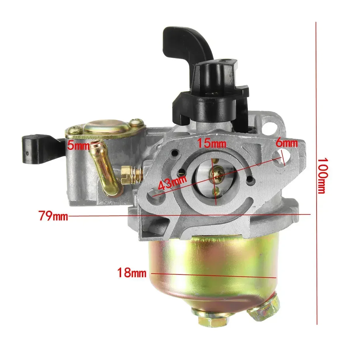 Carburetor + Oil Pipe + Gaskets Kit For G100 GXH50 4 Stroke Petrol Engines Lawn Mower Parts Garden Power Tool For Honda