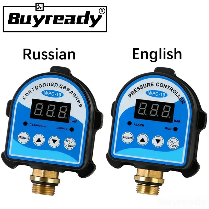 1pc 220V Automatic Eletronic Digital Display Pressure Controller Switch WPC-10 Oil Water Booster Pump Air Compressor Vacuum