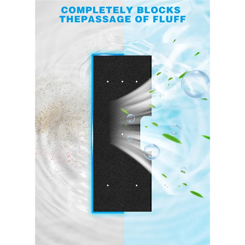 ABBP-Ersatz-Fusselfilter 4er-Pack für GE Profile Waschmaschine Trockner Combo-für GE WH01X35719 kompatibel inklusive Trockner-Entlüftungsbürste