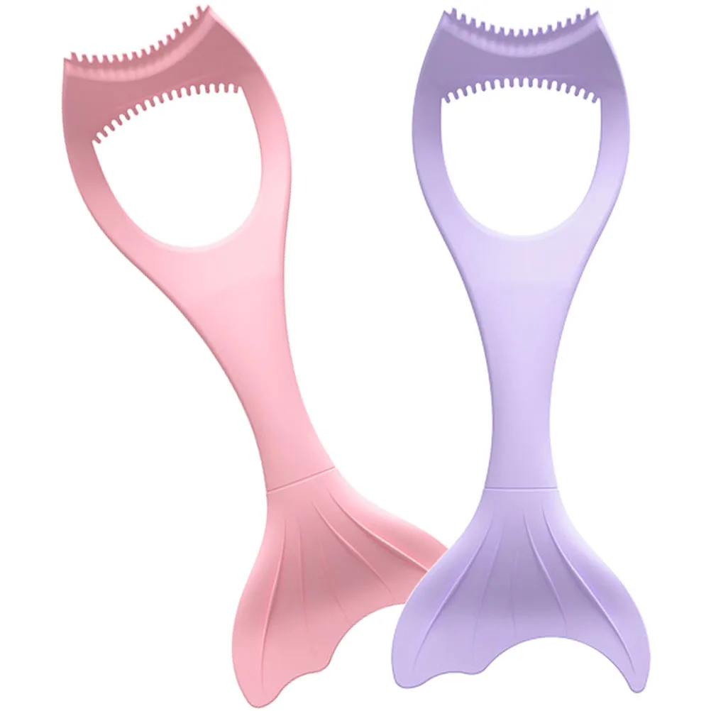 Herramientas de maquillaje de silicona, ayuda para delineador de ojos, aplicador de delineador de ojos desmontable, ayuda para maquillaje de ojos, máscara, ayuda para dibujar, 2 uds.