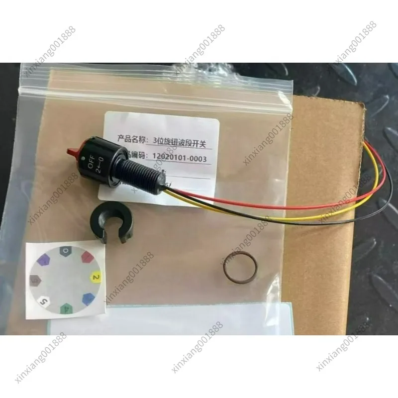For Underwater On-Off Rotary Switch M10 Weak Current Waterproof Knob Switch Aluminum & Stainless Steel for ROV Underwater Robot