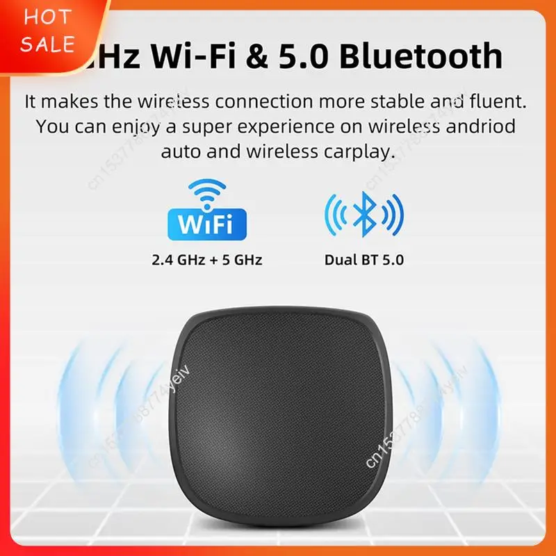 Wireless Carplay Android Ai Box Wired To Wireless Carplay Android Adapter Octa-Core 4G+64G Plug And Play A62X