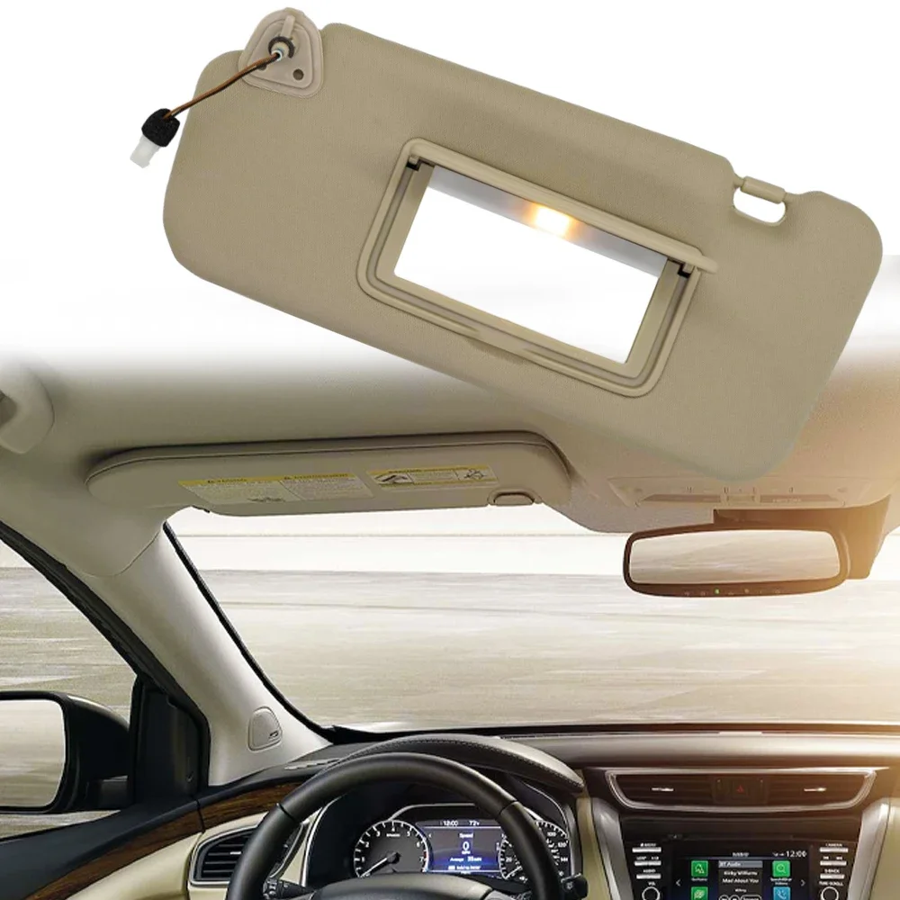 For Nissan Murano 2009-2014 LHD Front Sun Visor Left Driver Side 96401-1AA1B 96400-1AA1B