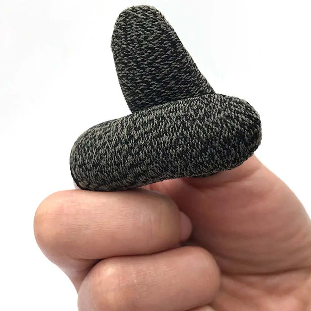 

20Pcs Breathable Gaming Finger Sleeves Thin Touch Screen Anti-Sweat Finger Covers Enhance Aim Sensitivity Mobile Game