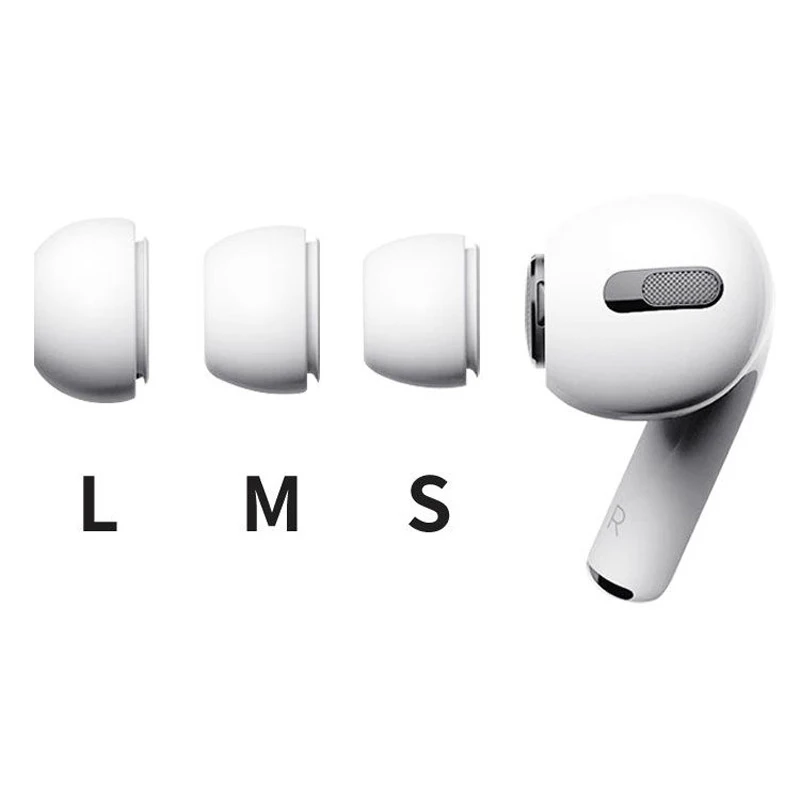 Soft Silicone Ear Tips For Airpods Pro 1/2 Protective Earbuds Cover Noise Reduction Hole Ear-pads For Apple Air Pods Pro