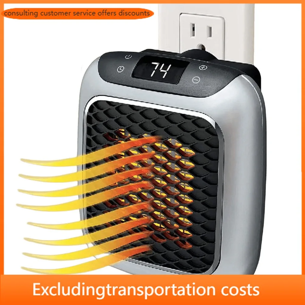 {best}2-in-1 Plug In Heater Space-Saver Wall Mountable Or Portable Mini Heater With Quiet Operation For Personal Spaces