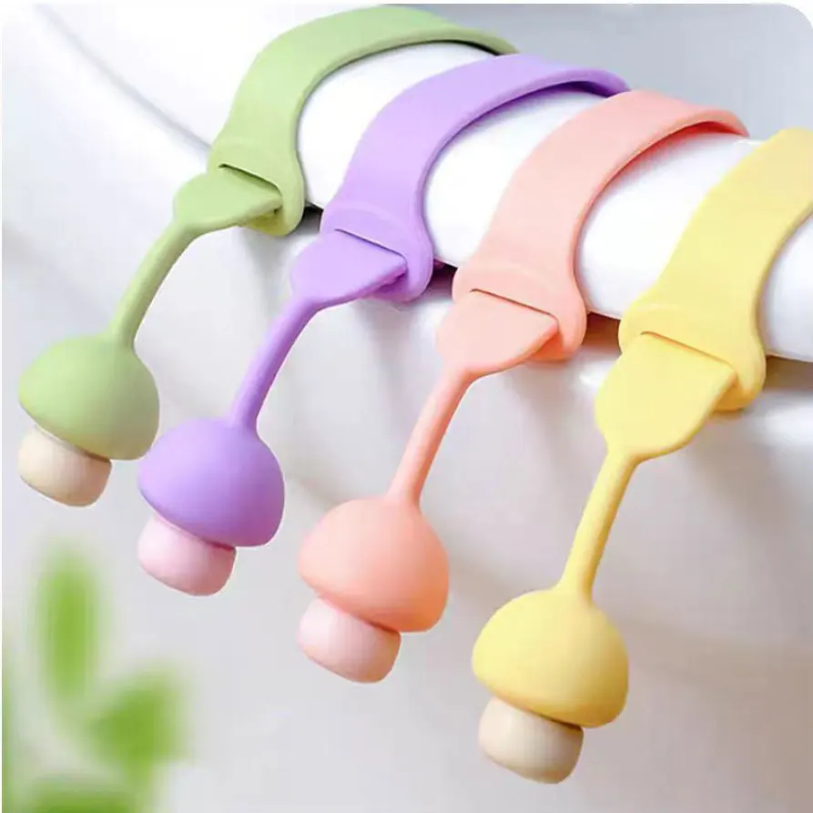 Toilet Seat Lifter, 4 Pcs Silicone Toilet Lid Handle To Lift , Bathroom Toilet Accessories For Home, Office, Hotel,Easy to Use