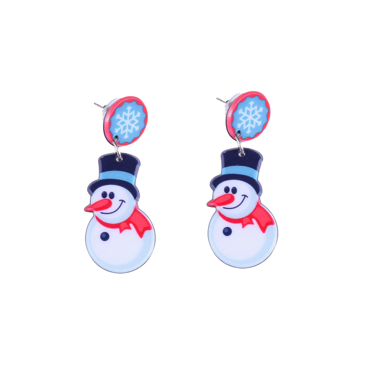 

Holiday Earring Stud Snowman Earrings Christmas for Girls Creative Santa Pendant Women