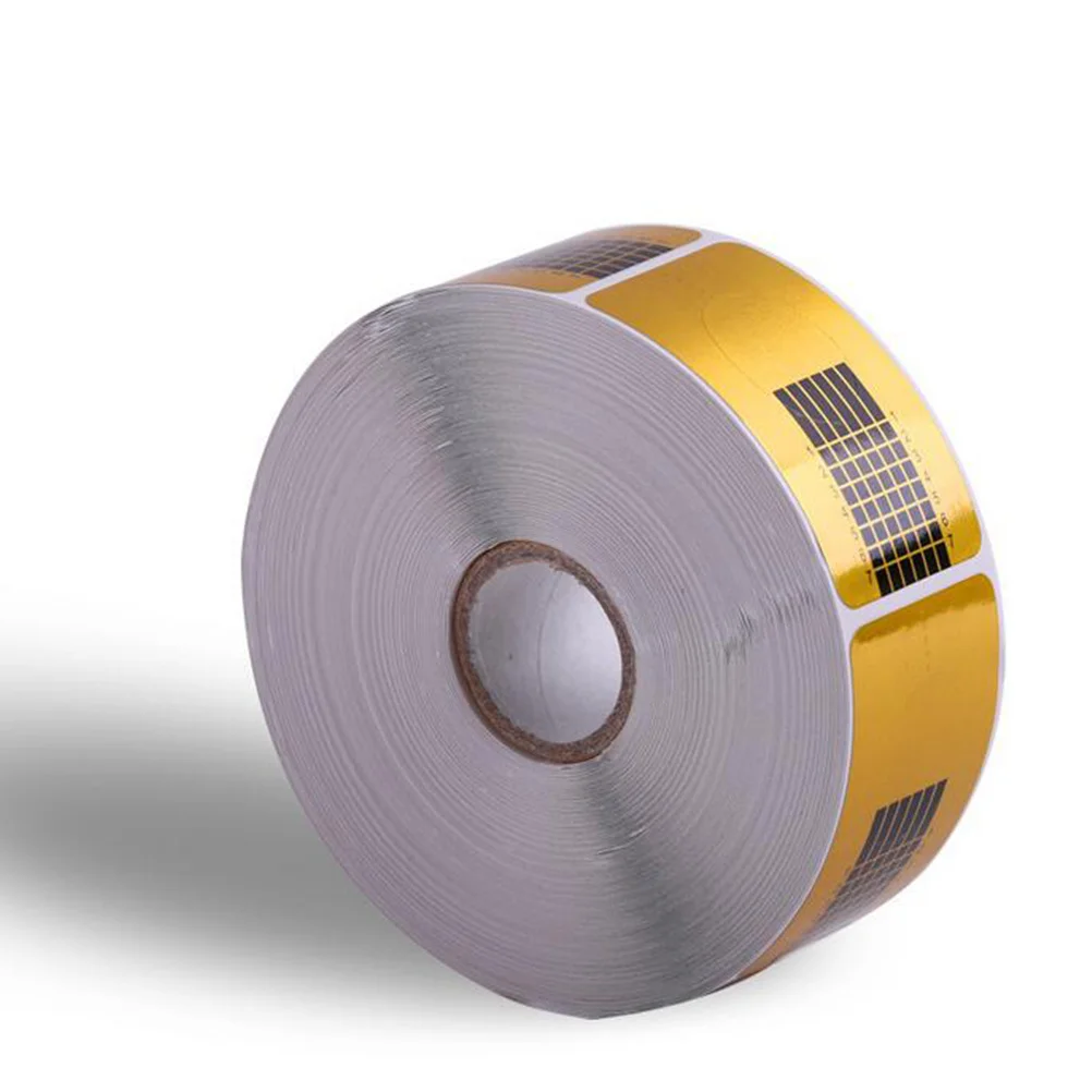 

500Pcs Nail Extension Gel Stickers Full Range Length Numbers Marked Accurate Guide Nail Art Accessories Salon Tool Beginner