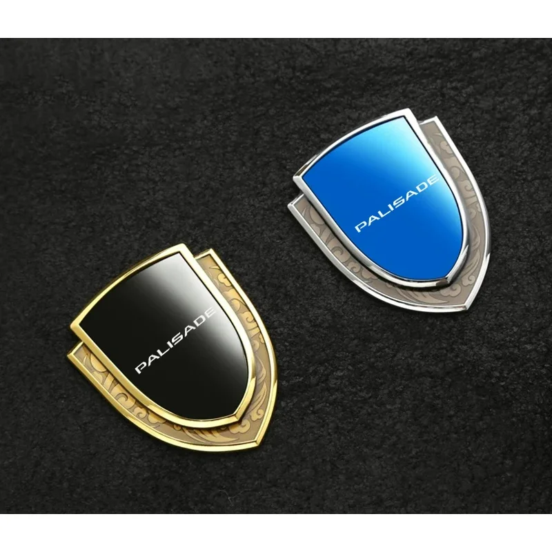 Pegatinas 3D para coche, accesorios de metal, accesorio para hyundai palisade
