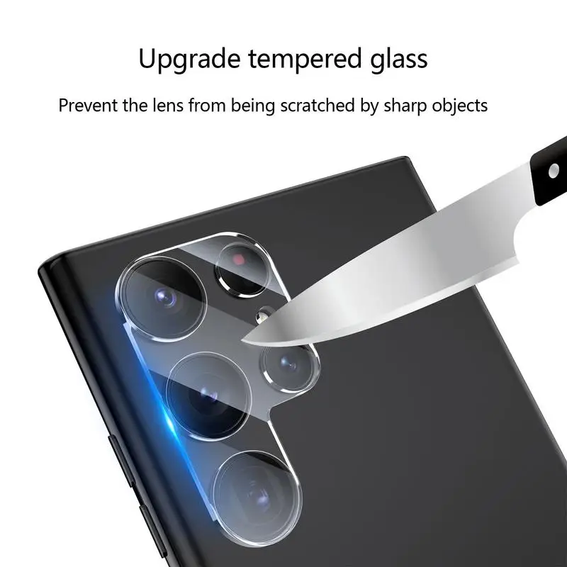 Camera Lens Protector Tempered Glass Camera Lens Protector Scratch-Resistant And Anti-shattering For S22 Ultra