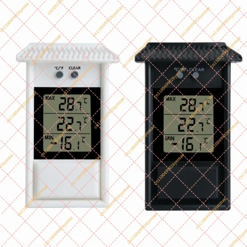 FY Digital Thermometer for Indoor Outdoor Garden Greenhouse Aquaculture Sauna Refrigerator Home Use Temperature Monitor Tool