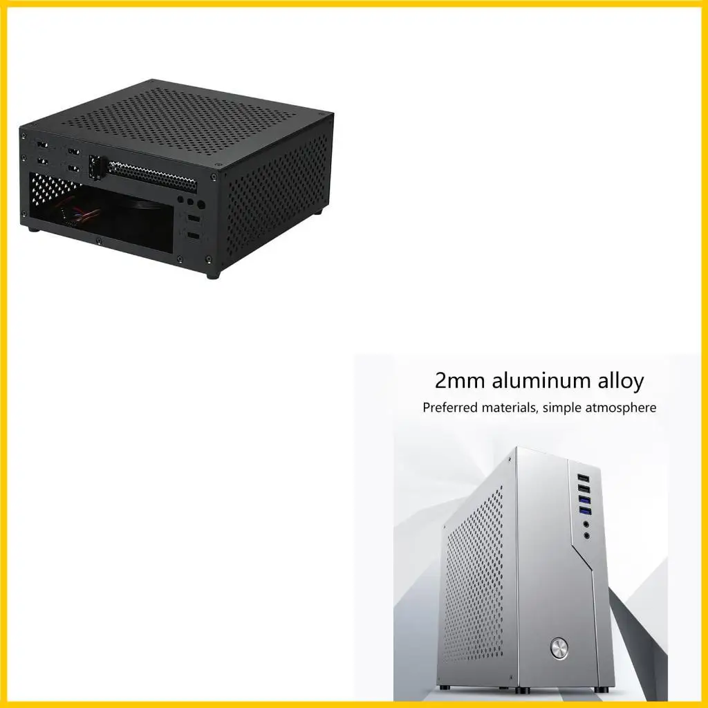 

Малый размер FH01 ITX HTPC для корпуса компактный настольный шасси USB Host Computer