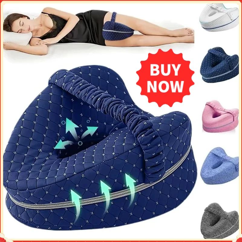 Christmas Stocking Stuffers Memory Foam Leg Pillow Kneepad Orthopedic Support for Sciatica Sofa Strap Fatigue Relief Xmas Gift