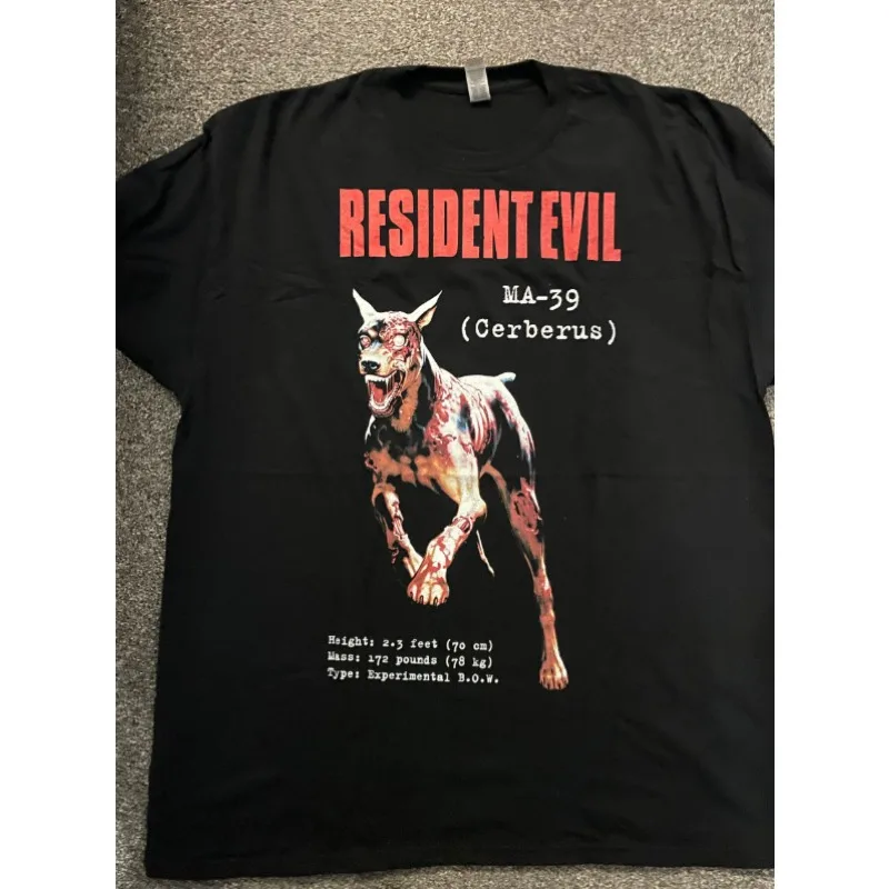 Resident Evil - Hellhound Zombie Hund T-Shirt Herren T-Shirt Sommer Neu Unisex High Street T-Shirt