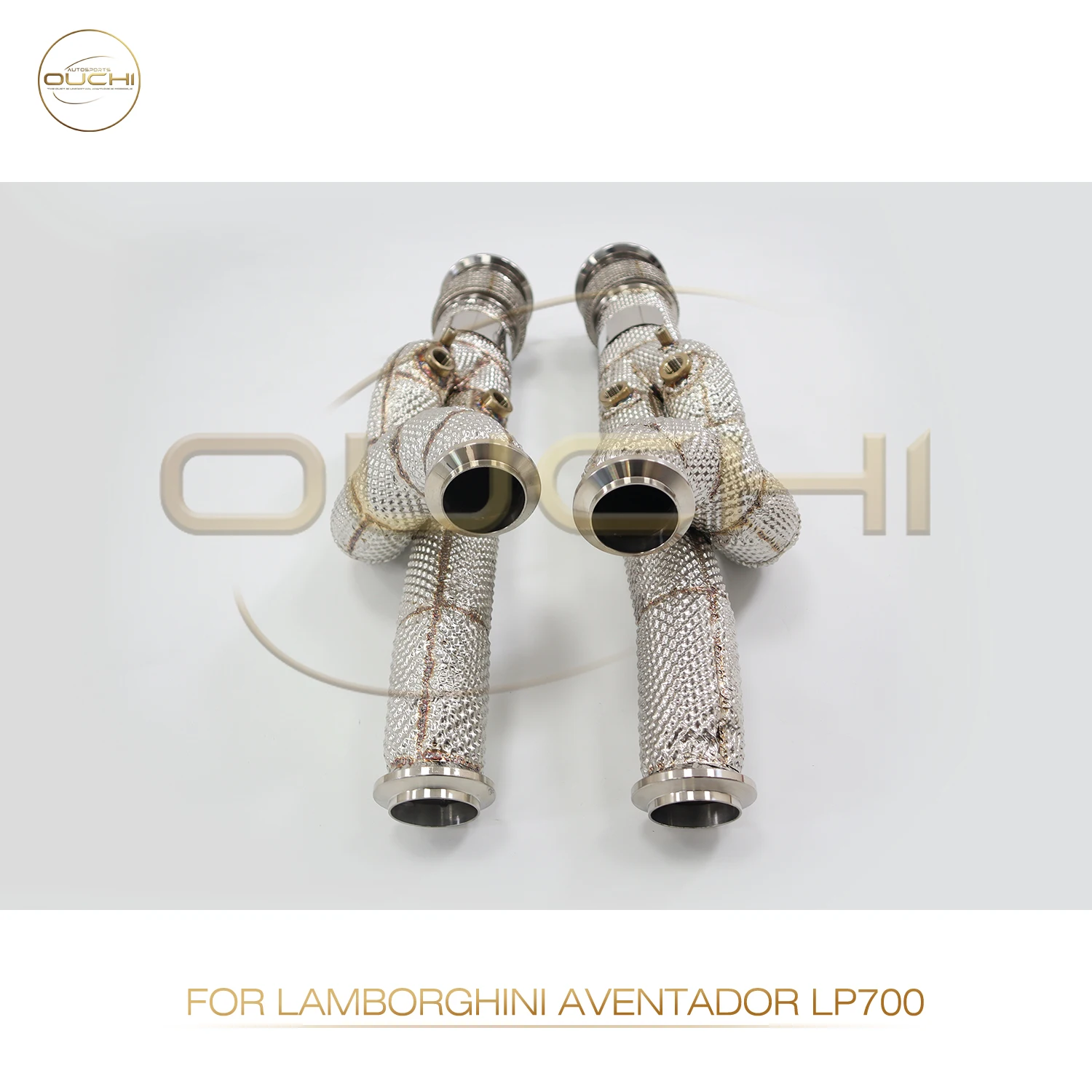 

OUCHI Factory Direct Sales Catalysis Downpipe for Lamborghini Aventador LP700-4 Exhaust Equal Length Pipe Customization
