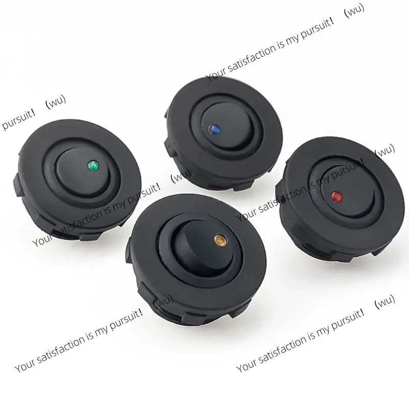 Round Joystick Toggle Light Emitting Diode 3 Pin 12v 20A Auto Dashboard Button Switch