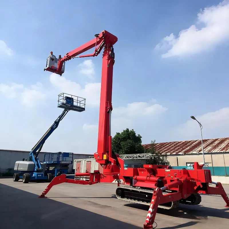 Self Propelled Telescopic Boom Lift Spider Man Lift Telescopic Hydraulic Manlift Aerial Work Platform Telescopic Boom Lift