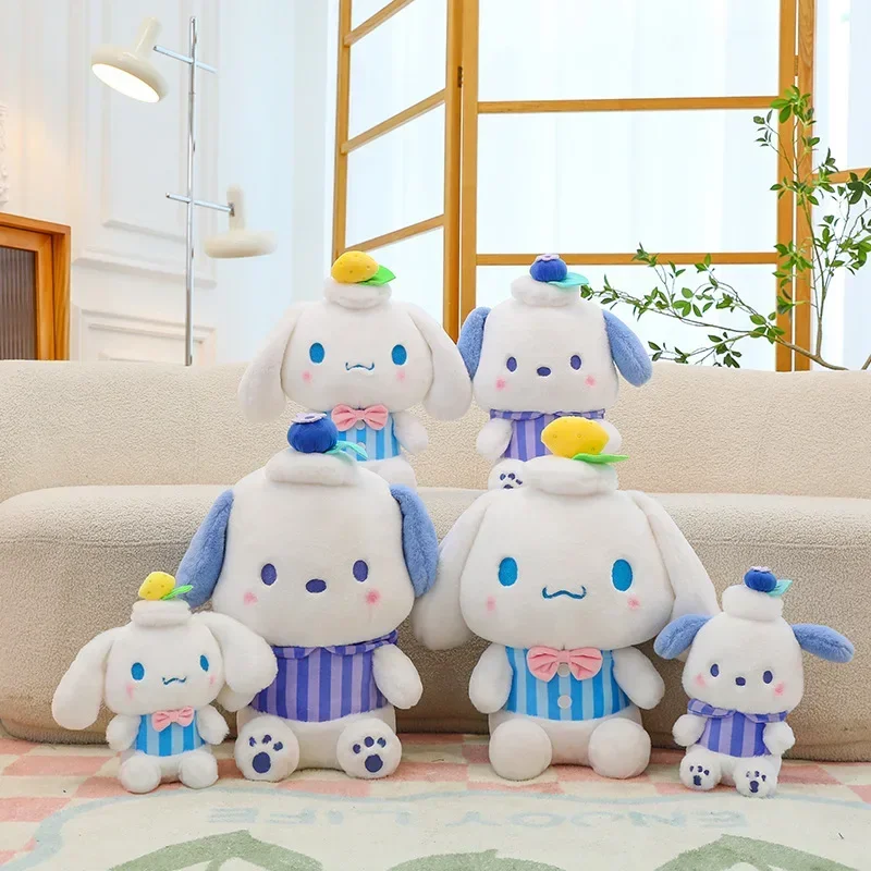 45 cm Kawaii Sanrio Pochacco Knuffel Pluche Pop Cartoon Anime Soft Gevulde Pop Dier Speelgoed Leuke Kamer Decoratie Kinderen gift