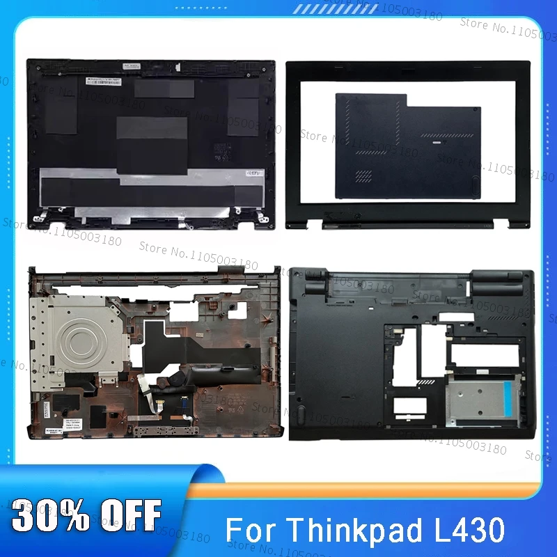 Para Lenovo Thinkpad L430 Laptop LCD contraportada/marco frontal/reposamanos/cubierta inferior/bisagras de repuesto 04W6983 04X4689 04W6969