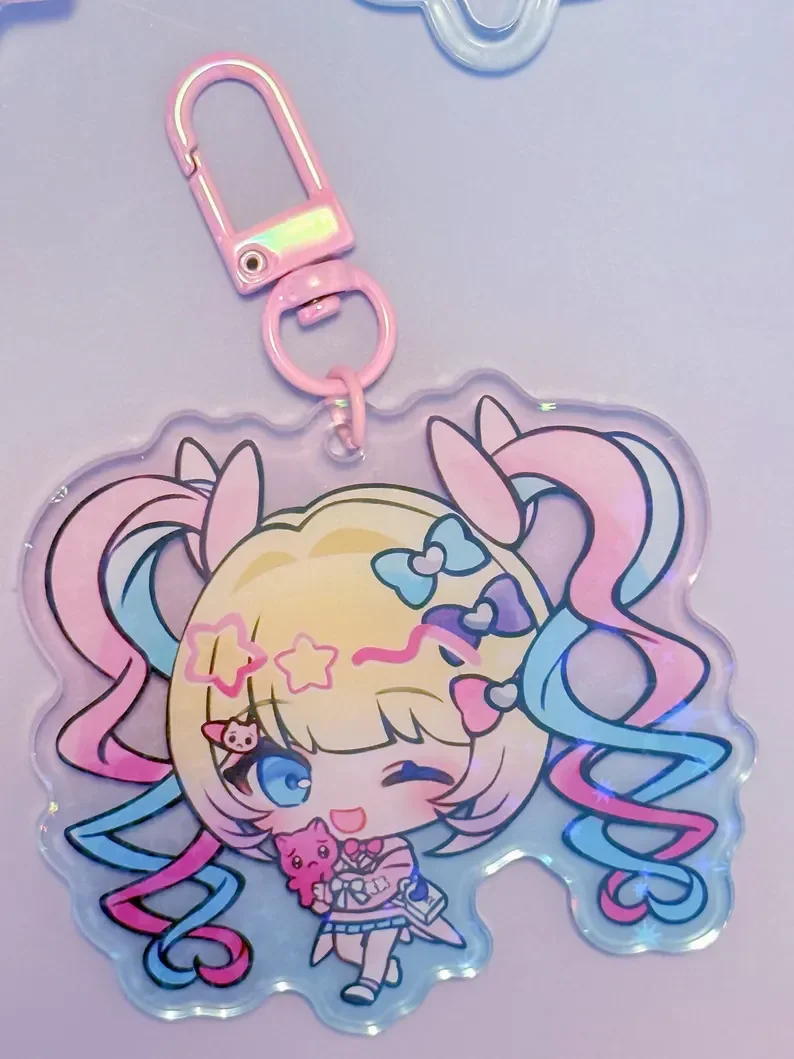 Needy Girl Overdose Acrylic Keychain Charm Fashionable And Stylish Bag Accessory