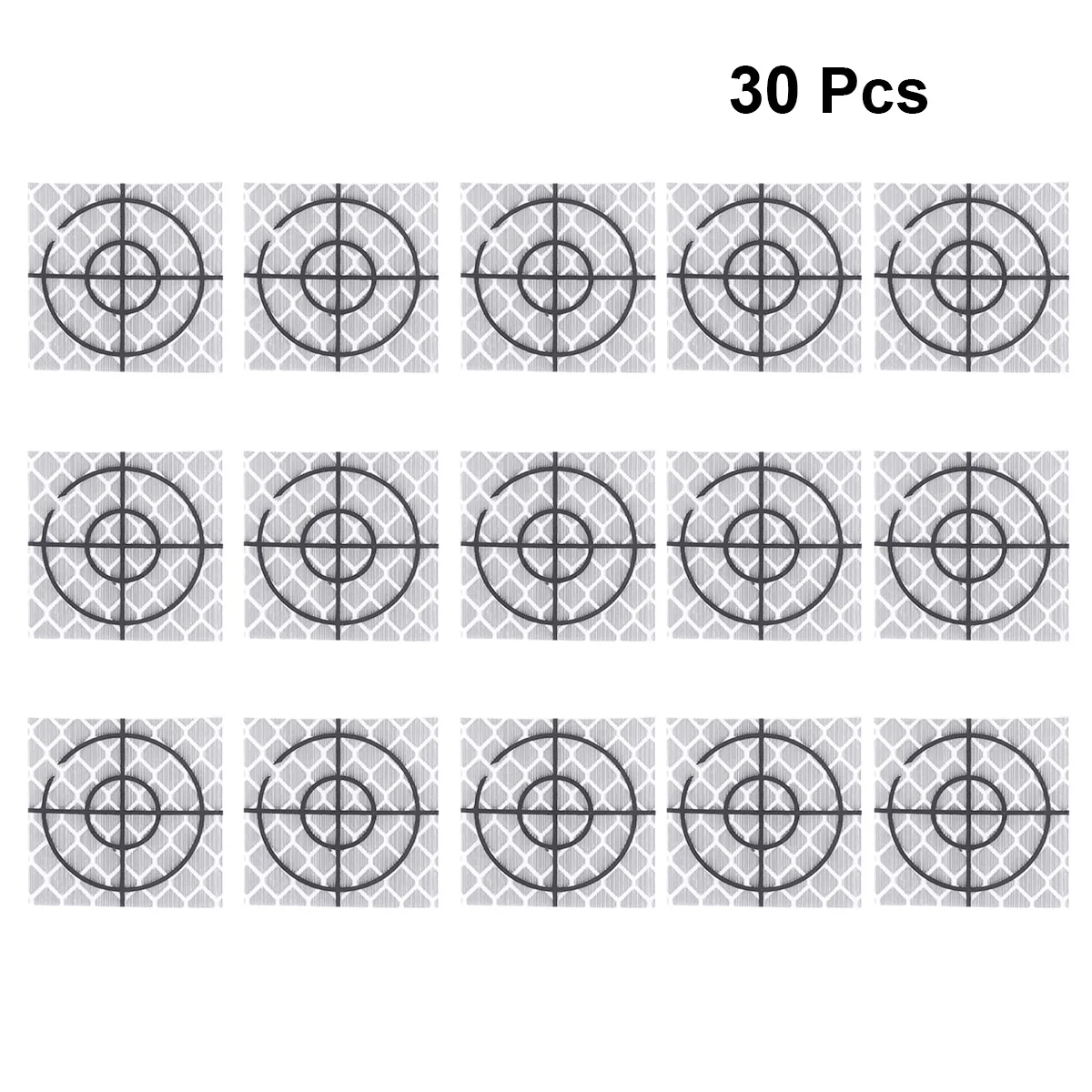 30 Pcs A Reflective Sheet White Color Tape Engineer Motorcycle Total Station Reflector