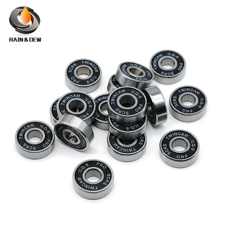 8PCS 608-2RS ILQ-11 Schwarz 8x22x7mm Skateboard Lager Für Rollschuhe 608-2rs Inline skate Lager