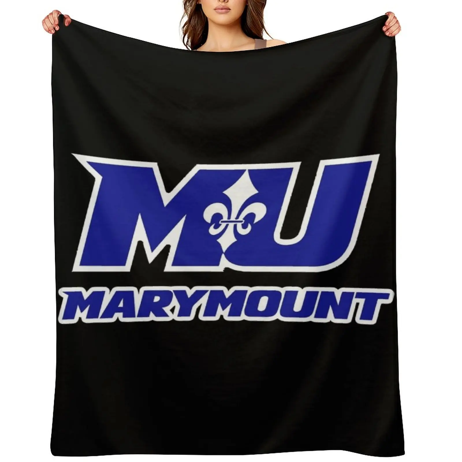

Marymount logo . shirt Throw Blanket manga Quilt heavy to sleep Cute Plaid Blankets