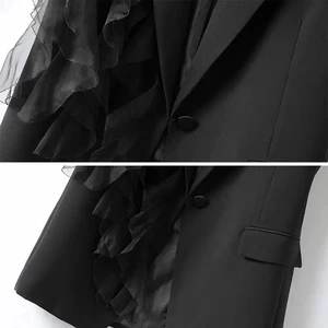 Ceket kadın kolsuz yelek gevşek kadın, değişikliğin kıyafeti ve Kore versiyonu, boş zaman, yaz, 2022 En iyi 10 satış, blazer ceket, yakasız kadın-no. 9