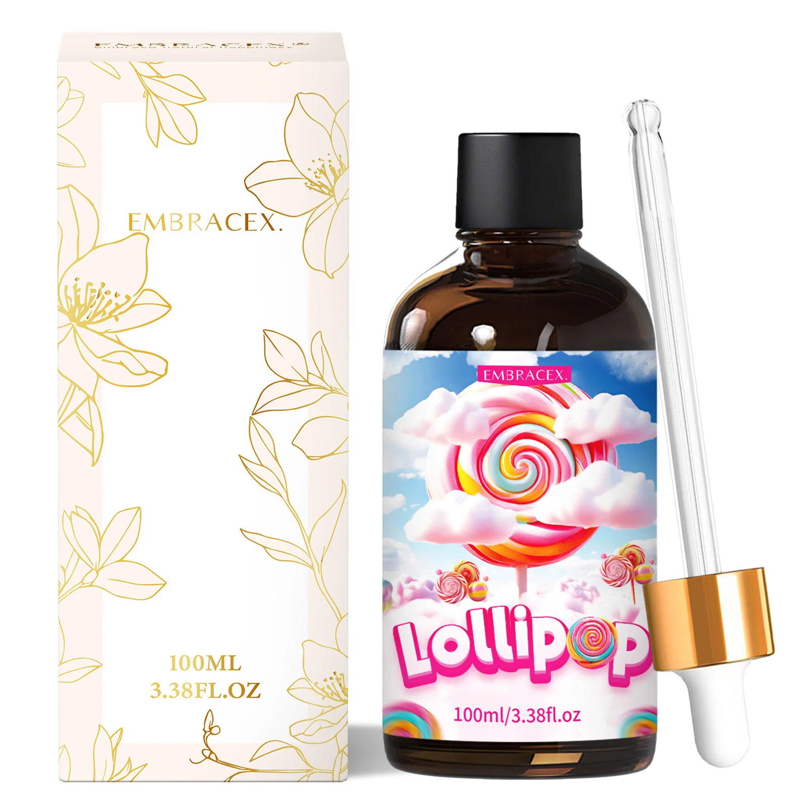 100ml Lollipop Fragrance Oil Skincare Body Massage Oil Moisturizing Long Lasting Scent Making Soap/Bath Ball Gift To Friends
