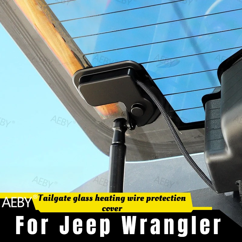 

For Jeep Wrangler 2007-2017 Rear defroster cable cover defogger,Tailgate rear window windshield heating cable protection cover