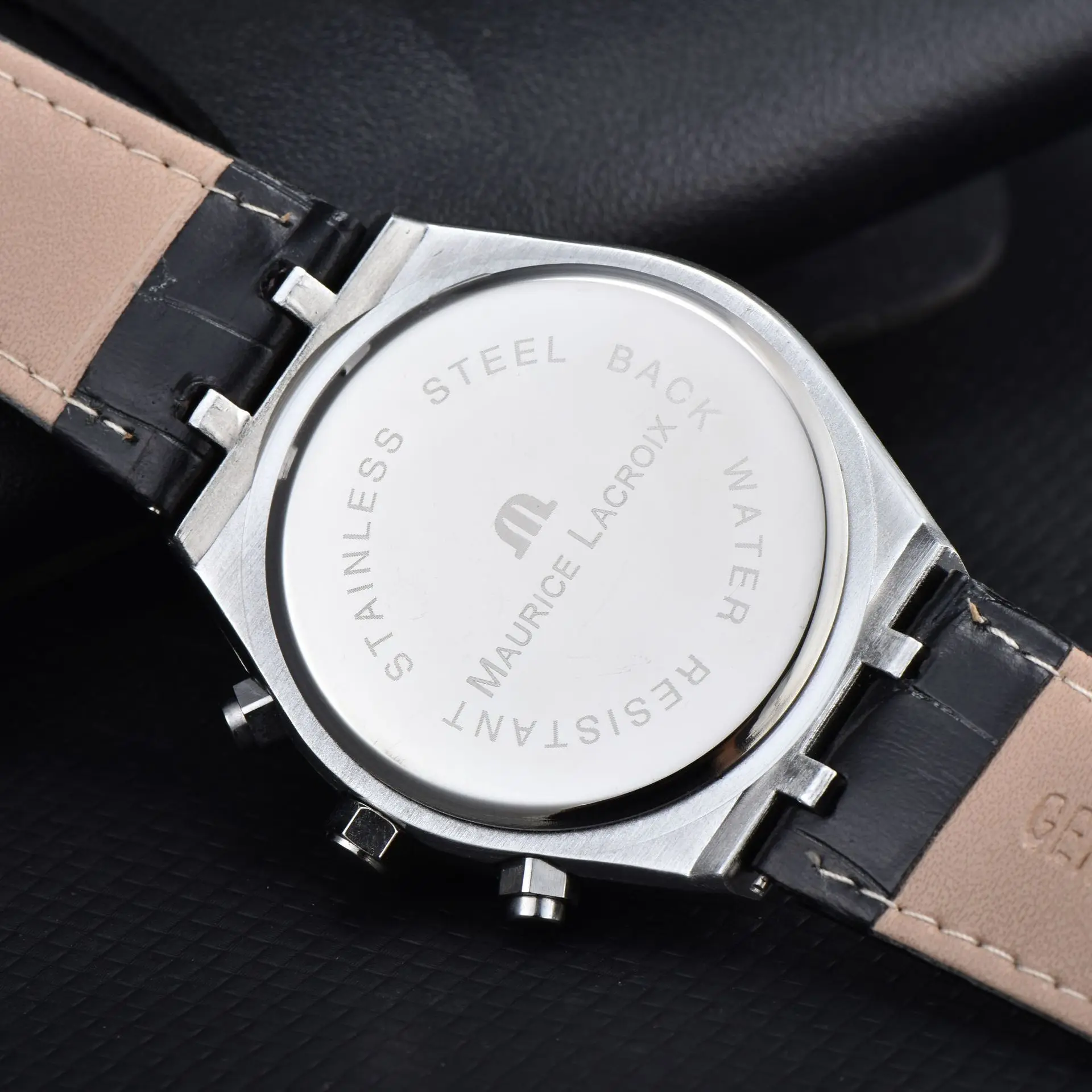 Luxe heren quartz horloge zeshoekig zakelijk hot selling drie-ogen zes-pins volledig functioneel A + horloge