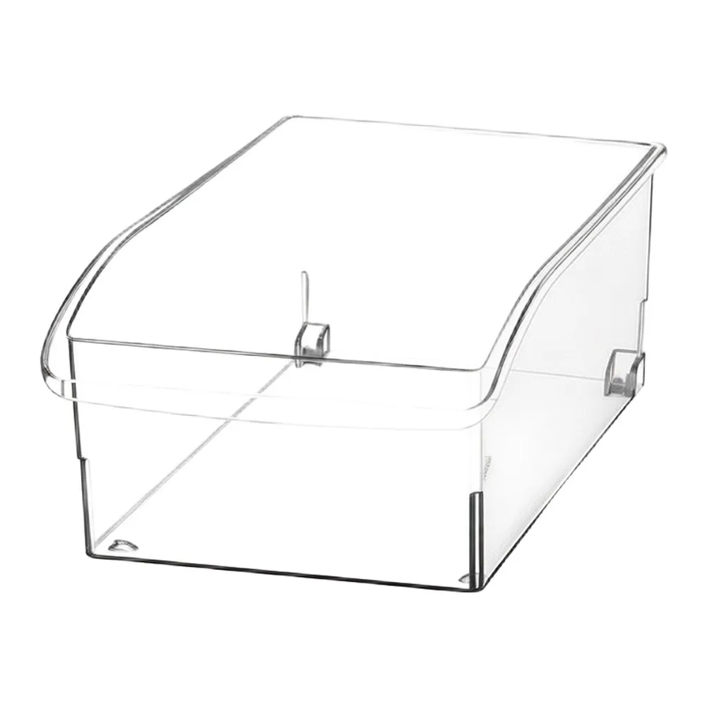 High Transparency Plastic Refrigerator Storage Box For Vegetable Fruit Food Organization And Kitchen Space Saving Container