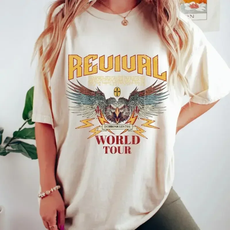 Revival World Tour Christian T shirt size S 5XL