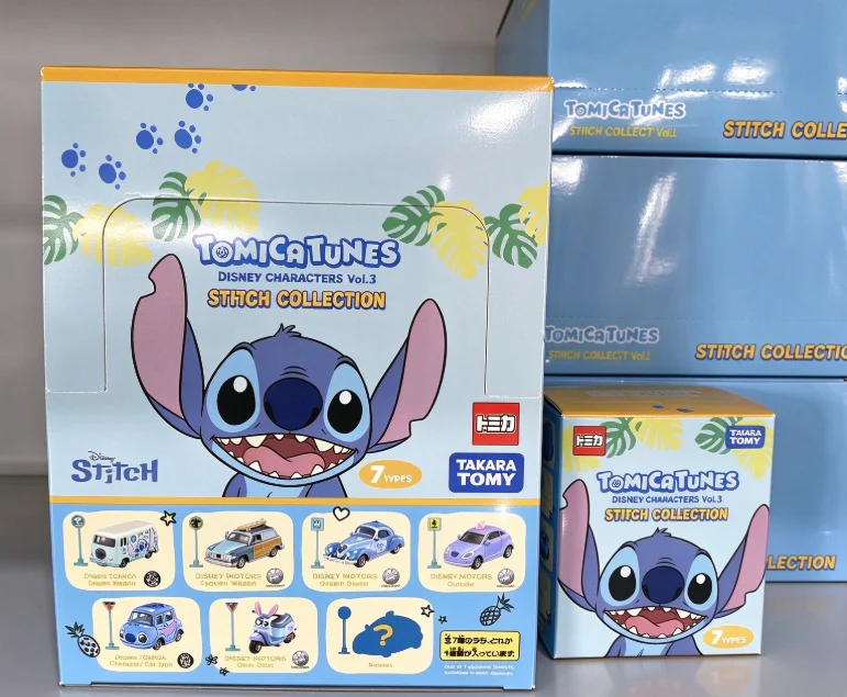 Tomica Tunes Interstellar Baby Stitch Collection 3 Stitch Characters 7 Mini Alloy Car Models Blind Box Set