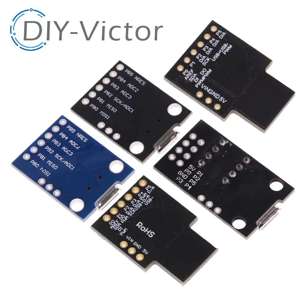 Blue Black TINY85 Digispark Kickstarter Micro Development Board ATTINY85 module for Arduino IIC I2C USB