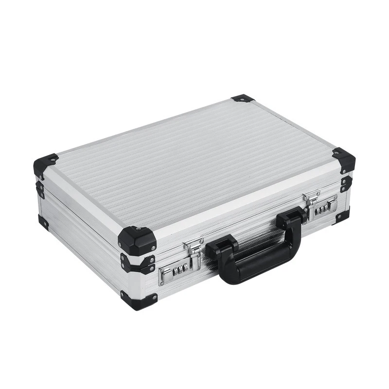 Portable Tool Storage Suitcase Aluminum Safety Instrument Protective Box Professional Hardware Repair Tools Organizer Boxes