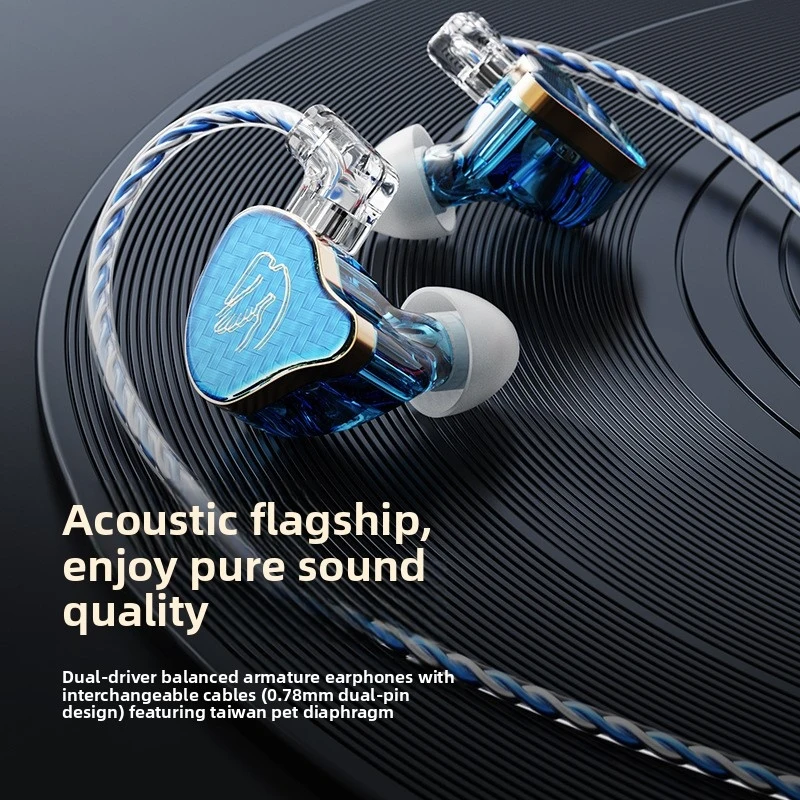 

2026 New Wired In-Ear Headphones, HiFi Stereo Sound, Dynamic Balanced Armature Drivers for Music Monitoring
