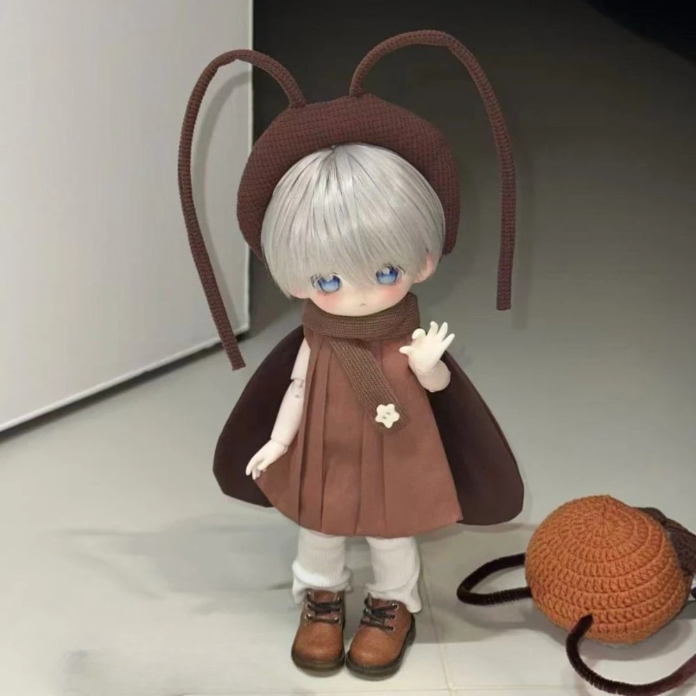 

Комплект одежды для куклы BJD 30 см (1/6): шляпа, топ, шорты, перчатки. Игрушки для девочек, аксессуары для кукол, подарок, игрушки для игры в дочки-матери. Кукла в комплект не входит.