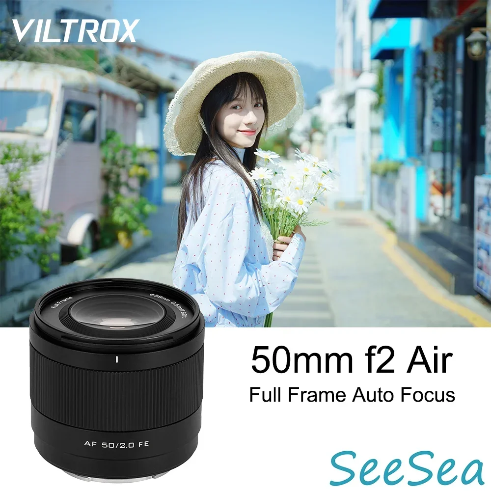 

Viltrox 50mm f2 Air Full Frame Auto Focus Lens for Sony E Nikon Z Mount Photography Equipment Professional Use