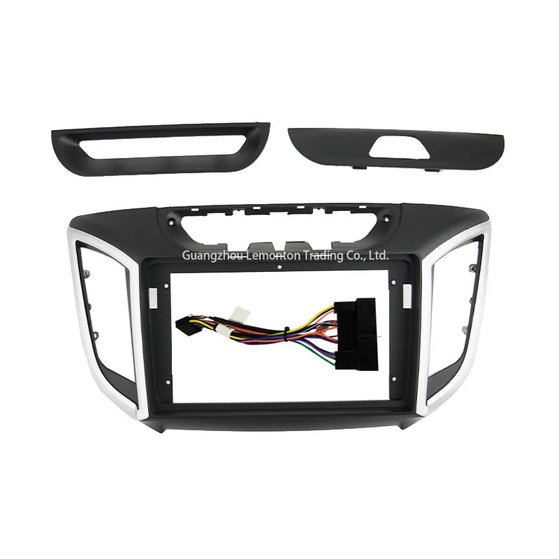 9-inch 2din Car Radio Dashboard For HYUNDAI IX25/ CRETA 2014+ Stereo Panel, For Teyes Car Panel With Dual Din CD DVD Frame