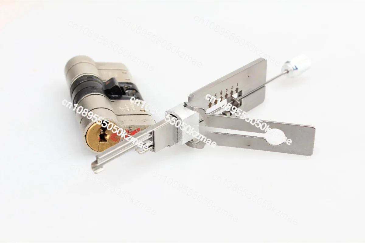 Customs-Logo Supported 2-in-1 Lock Pick Tools (Lishi Style) for Ultion, 3Star, WXM, R6, T60,  , L4V-T, R55