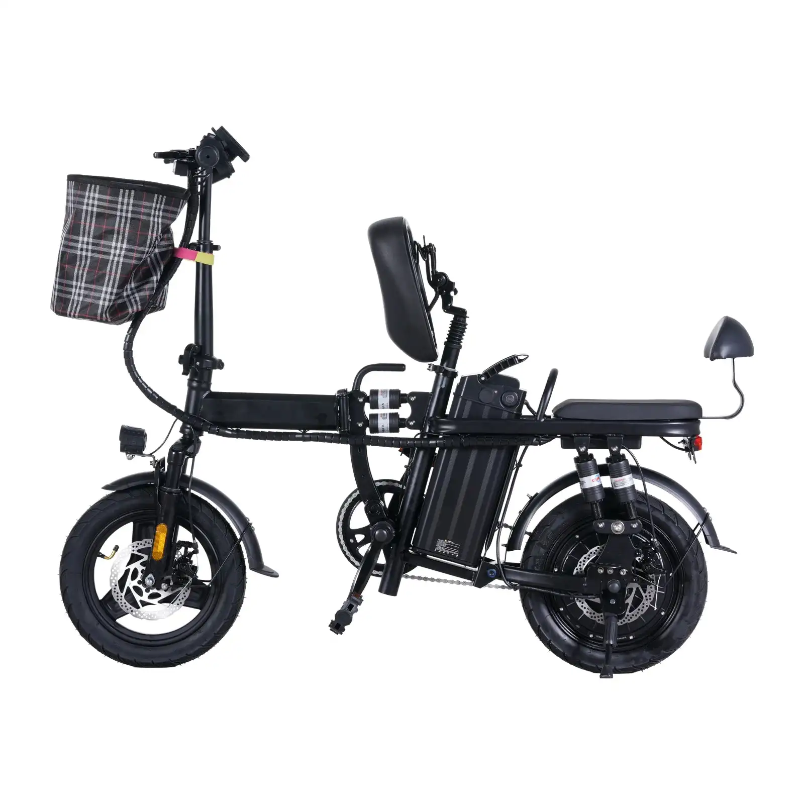 GLEERIDE A9 14" Mini-Klapp-Elektrofahrrad 500W Motor 48V 15Ah Akku