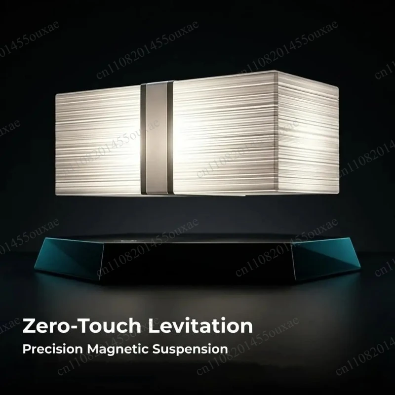 Magnetic Levitating Floating Dollar Desk Lamp Auto‑Rotating Color‑Changing Creative Home Decoration Gift