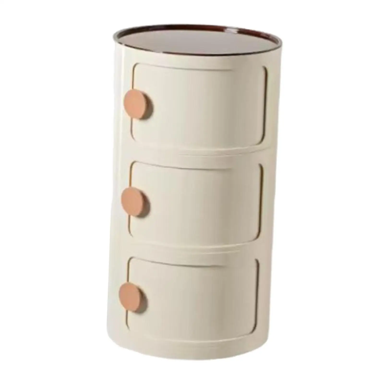 

Прикроватный круглый столик-тумба, декоративная мебель, штабелируемый прикроватный столик, акцентный центральный столик для гостиной, общежития, прихожей, спальни, дома