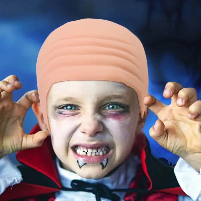 Gorro De Látex Para Peluca Calva – Accesorio Realista Para Disfraces De Halloween Y Carnaval – Ajustable Y Recortable – Ideal Para Calvos O Personajes