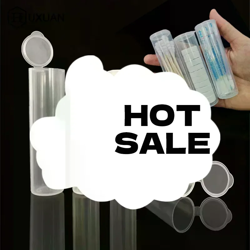 2/4/6pcs Mini Toothpick Holder Portable Swab Storage Box Travel Organizer For Swabs, Makeup Brushes & Small Essentials With Lids