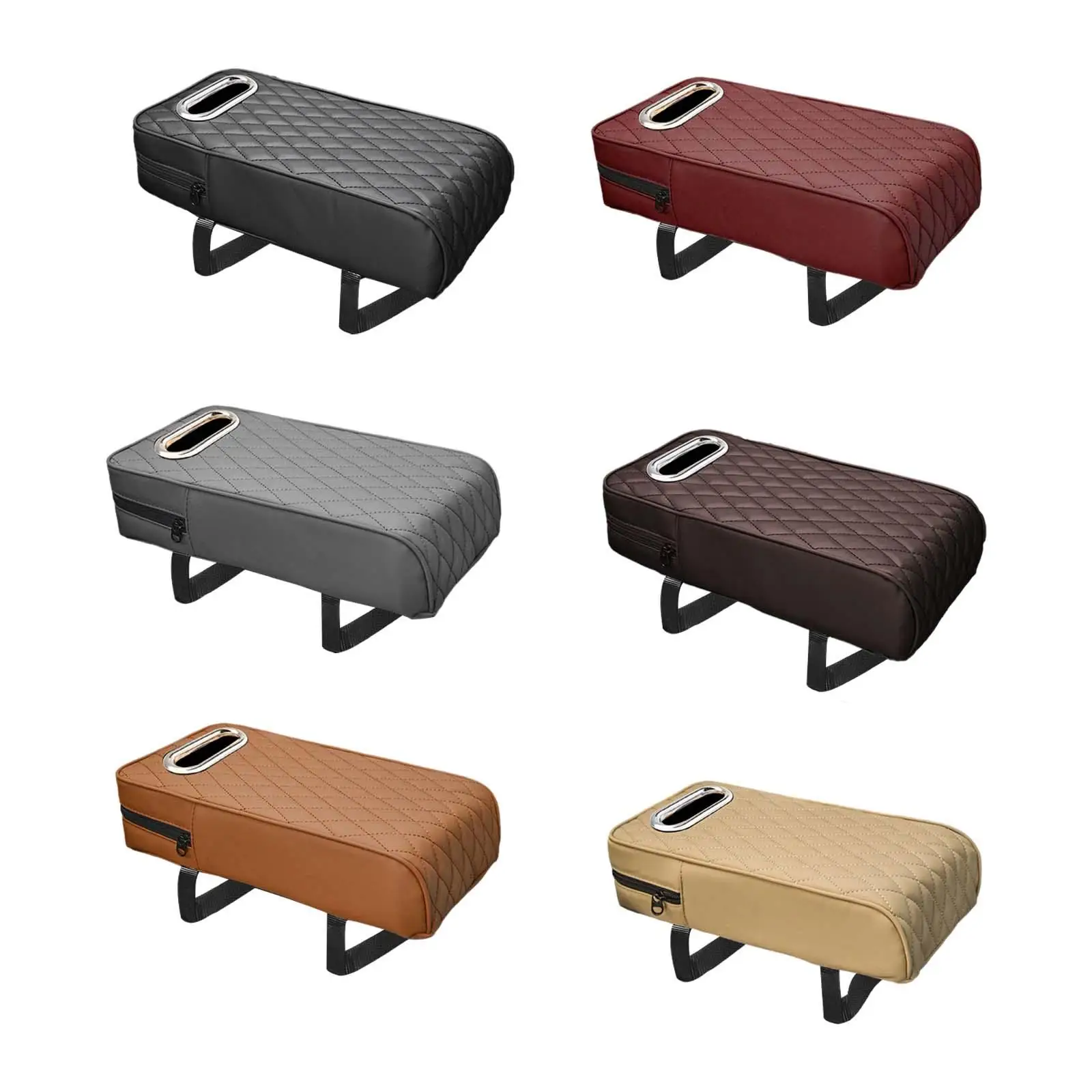 Arm Rest Cushion Universal Armrest Box Mat Middle Console Protector Center Console Cover for Auto Vehicles Trucks Suvs Car